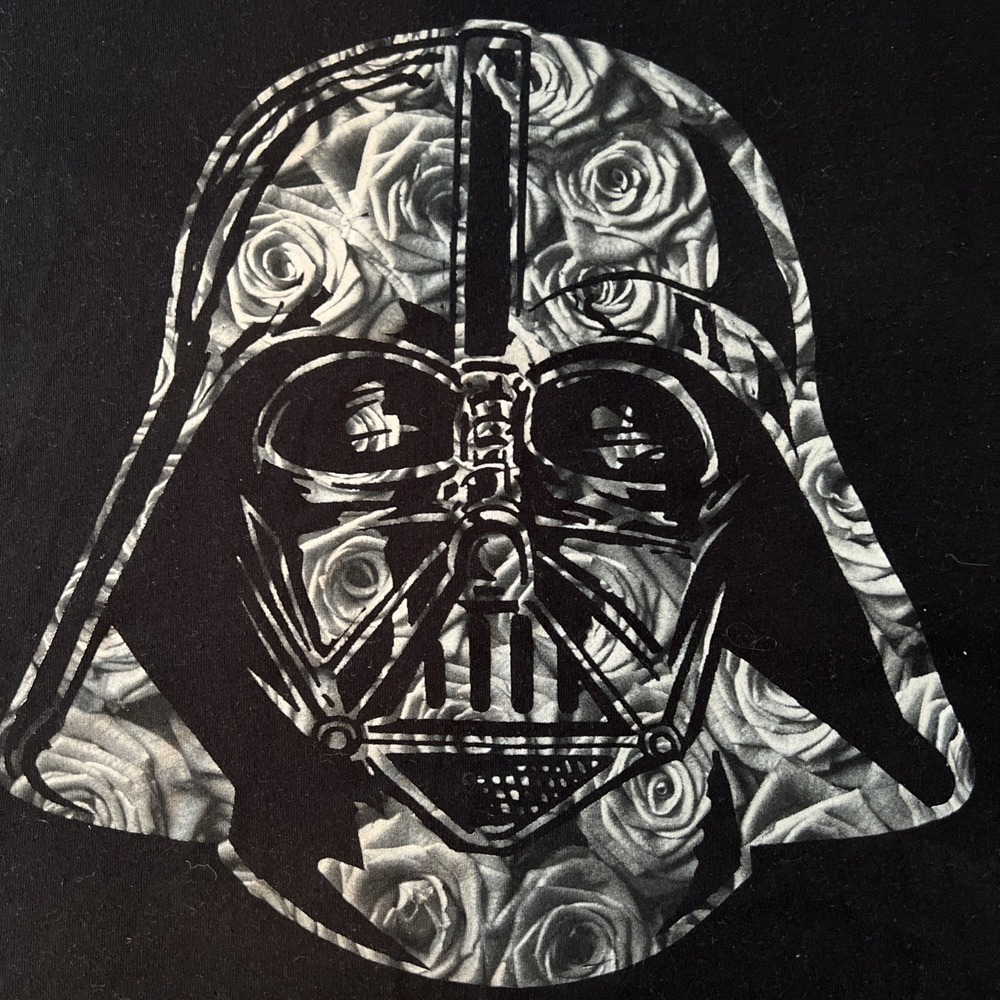 Star Wars Darth Vader Rose Rare Womens 18/20 tshirt (a14)